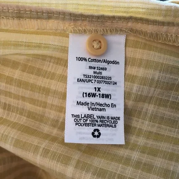 Short Sleeve Ruffle Woven Blouse - Picture 11 of 11